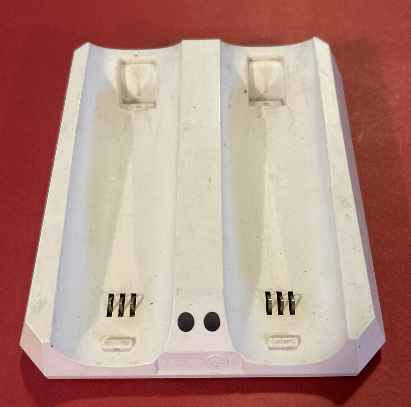 2-Remote Power Surface Cradle Charger for Wii by Power A - Untested - As Is - $5.90