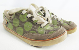 Classic Simple Skate Shoe Recycled Tire Bottom Polka Dot Eco Sneakers - Size 2 - £11.66 GBP