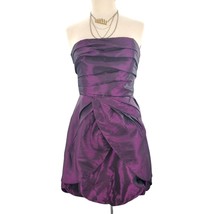 New Jessica Simpson Dress Strapless Tulip Layered Pleated Blouson Mini Dress - £43.20 GBP