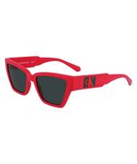 New CALVIN KLEIN JEANS CKJ-23624S 620 Coral Sunglasses with Green Lens 5... - $1,272.21 MXN