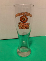 Vintage Anheuser-Busch SPRING HEAT SPICED WHEAT Logo Image Tall Beer Glass - $6.99
