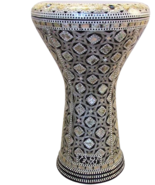 Darbuka doumbek drum tabla 17/17.5 inch inlaid mother of pearl with free... - €227,46 EUR