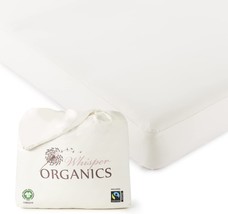 Whisper Organics, 100% Waterproof Mattress Protector - California, 74x86 Inch - £184.06 GBP