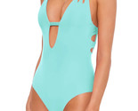 BECCA Women&#39;s Color Code Cutout One-Piece Swimsuit-Iced AQua New size S - $34.60