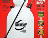 Round Up Multi Purpose Sprayer 3 In 1 Nozzle Premium Shut Off And Seals ... - $49.99