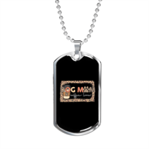 Dog Mom Coffee Lover Necklace Stainless Steel or 18k Gold Dog Tag 24&quot; Chain - £37.92 GBP+