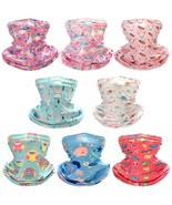 8 Pack Unisex Kids Washable Reusable Breathable Tube Bandana Face Coverings - $31.67