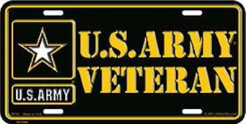U.S. Army Veteran License Plate - $4.88