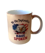 President Trump Mug 2016 We The Deplorables American Flag Eagle MAGA - $280.37 MXN