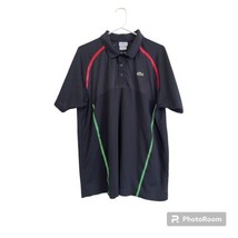 Lacoste Sport Mens Polo Shirt Size 7 Ultra Dry Breathable Performance Golf Black - £27.66 GBP