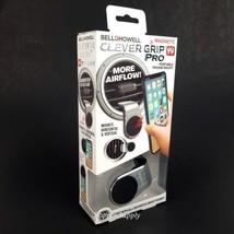 Clever Grip Silver Magnetic Cell Phone Holder For All Mobile Devices New  - £11.04 GBP