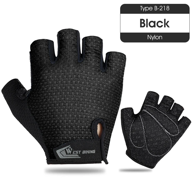 WEST BI Summer Cycling Gloves Shockproof Thicken Pad Half Finger Cycling Gloves  - £82.37 GBP