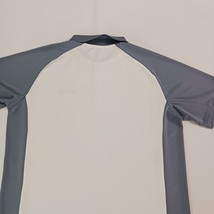 Columbia AM1075 Men's Gray & White Short Sleeve Pullover Polo Shirt Chest 48 image 12