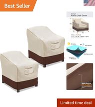 Patio Chair Covers, Lounge Deep Seat Cover, Heavy Duty and Waterproof Ou... - $97.89