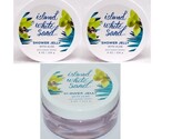 3 Bath & Body Works Island White Sand Shower Jelly with Aloe 8 oz each - $49.99