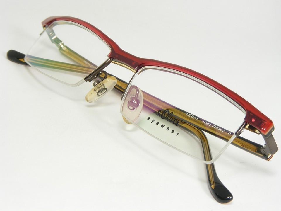 S. Oliver Mod. 1277 C2 Lunettes Roses-Rouges Monture 51-18-140mm Allemagne Item image 4
