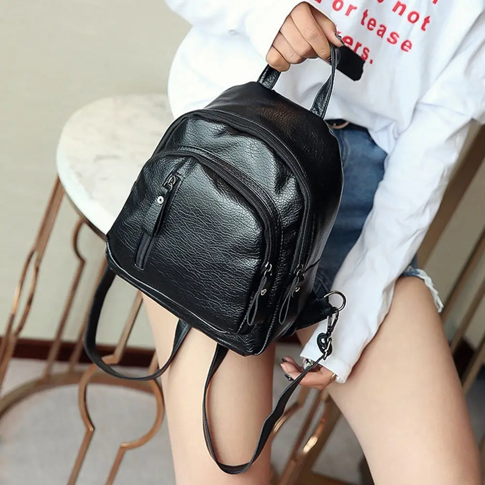 Fashion Mini Cute Women Backpack  Bag Girl Bookbags Multifunction School Bag Bol - $94.81