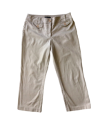 New York &amp; Company Women&#39;s Cropped Chino Pants Size 8 Stone Beige - $21.15