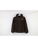 The North Face Girls Large Distressed Spell Out Hooded Full Zip Fleece J... - $735.76 MXN