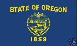 Oregon Logo Emblem 3X5 State Flag - £6.47 GBP