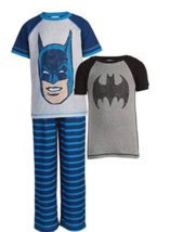 NEW Komar Kids Boy&#39;s Batman 3-Piece Sleepwear Set Size 5 - £5.58 GBP