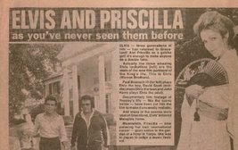 Elvis Presley Priscilla Clipping Magazine Photo orig 1pg 8x10 L6701 - £3.84 GBP