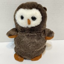 ASI 62960 Small Plush Brown and White Faced Owl with Hang String 7 inches - £6.21 GBP