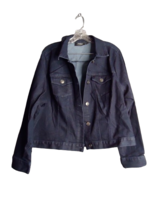 Venezia Lane Bryant Light Weight Dark Wash Denim Jacket Womens Size 18 - £18.99 GBP