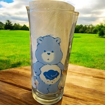 Vtg 1983 Care Bears Grumpy Bear Hugs Welcome Pizza Hut Collectors Bevera... - $11.87