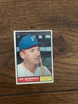 Jim Marshall 1961 Topps Baseball Card  (0565) - £2.34 GBP