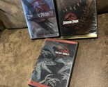 Jurassic Park Trilogy 1-3 (DVD, 3-Disc Set, Widescreen/fullscreen) TESTED! - £5.45 GBP