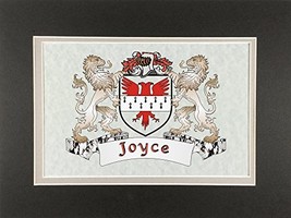 Joyce Irish Coat of Arms Print - Frameable 9&quot; x 12&quot; - £19.07 GBP