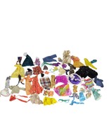 Large 50pc Fashion Doll Clothing Lot Barbie Disney Modern Vtg Outfit Acc... - $922.82 MXN