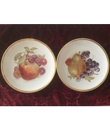 Golden Crown E&amp;R 1886 Germany Salad Luncheon Fruit Plates 7” Set of 2 - £9.32 GBP