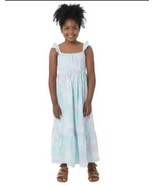 32 Degrees Cool Sleeveless Maxi Dress Purple/Teal Tie Dye Girl&#39;s Sz M 10... - $19.65