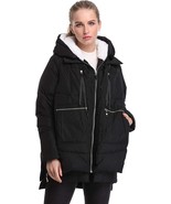 Shanghai Bund Women s Thickened Down Jacket with Hood Winter Warm Hooded... - £49.56 GBP