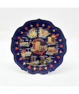 Collector Plate Fabulous Las Vegas Stardust Dunes Hotel Cobalt Blue Vint... - £13.42 GBP