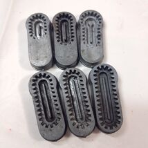 Singer Buttonholer templates metal set 6 buttonhole sewing machine parts... - $12.00