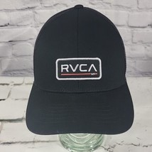 RVCA Black SnapBack Hat Adjustable Ball Cap  - £11.84 GBP