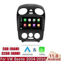 9" 32G Android 11 Carplay Gps Car Stereo Radio Bt Wifi For Vw Beetle 2004-2010 - £185.63 GBP