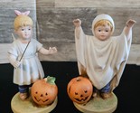 Homco &quot;Denim Days&quot; 1985 Halloween Figurines #1516 Tag - $19.34