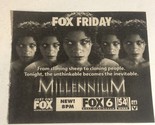 Millennium Tv Guide Print Ad Lance Henriksen TPA11 - $5.93