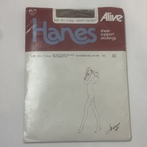 80&#39;s VTG Hanes Alive Sheer Support Stockings South Pacific Size 10.5-11 ... - $9.99