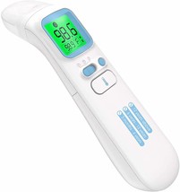 Touchless Thermometer for Adults Forehead and Ear LCD Display Thermomete... - £31.50 GBP