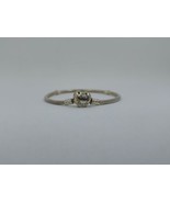Pre-Owned Pandora Moments Heart Clasp Snake Chain Bracelet - $34.00