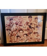 2000 BOXING CHAMPIONS Signed 12 Greats FRAMED DURAN SPINKS LA MOTTA 27&quot;x21&quot; - £278.86 GBP