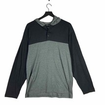 NEW Men&#39;s Galaxy Harvie Hoodie Shirt Dark Gray Size XL NWT Activewear Black - £8.53 GBP
