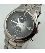 Fossil Quartz Watch FS-3031 Unisex 50m Silver Steel Chronograph New Batt... - €28,45 EUR