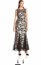 Alex Evenings Womens Embroidered Dress with Illusion Neckline, Size 18 - $123.75