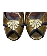 Gold Metal Rhinestone Shoe Clips On Vintage - $34.19 CAD